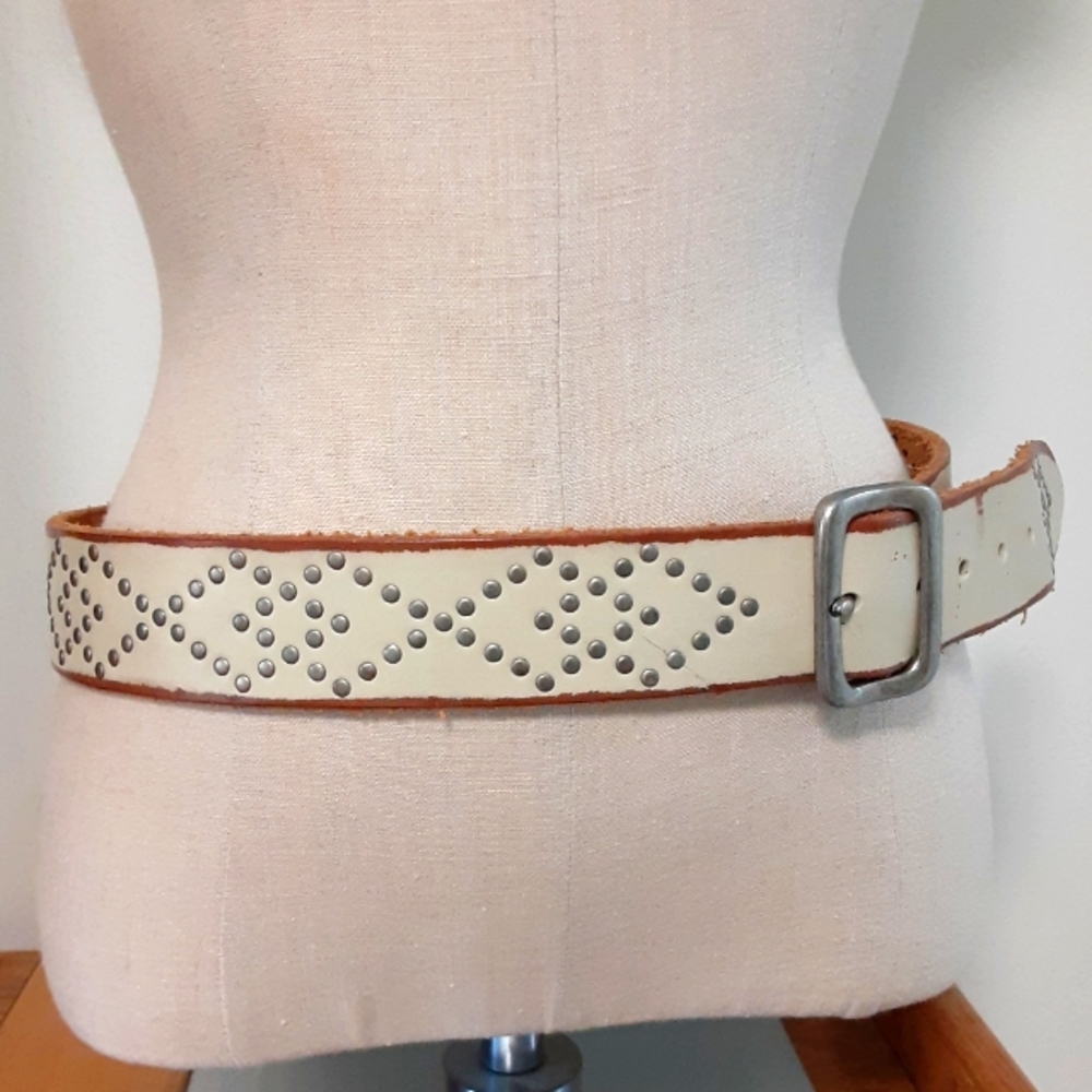 Express Genuine Leather Vintage Belt Size M